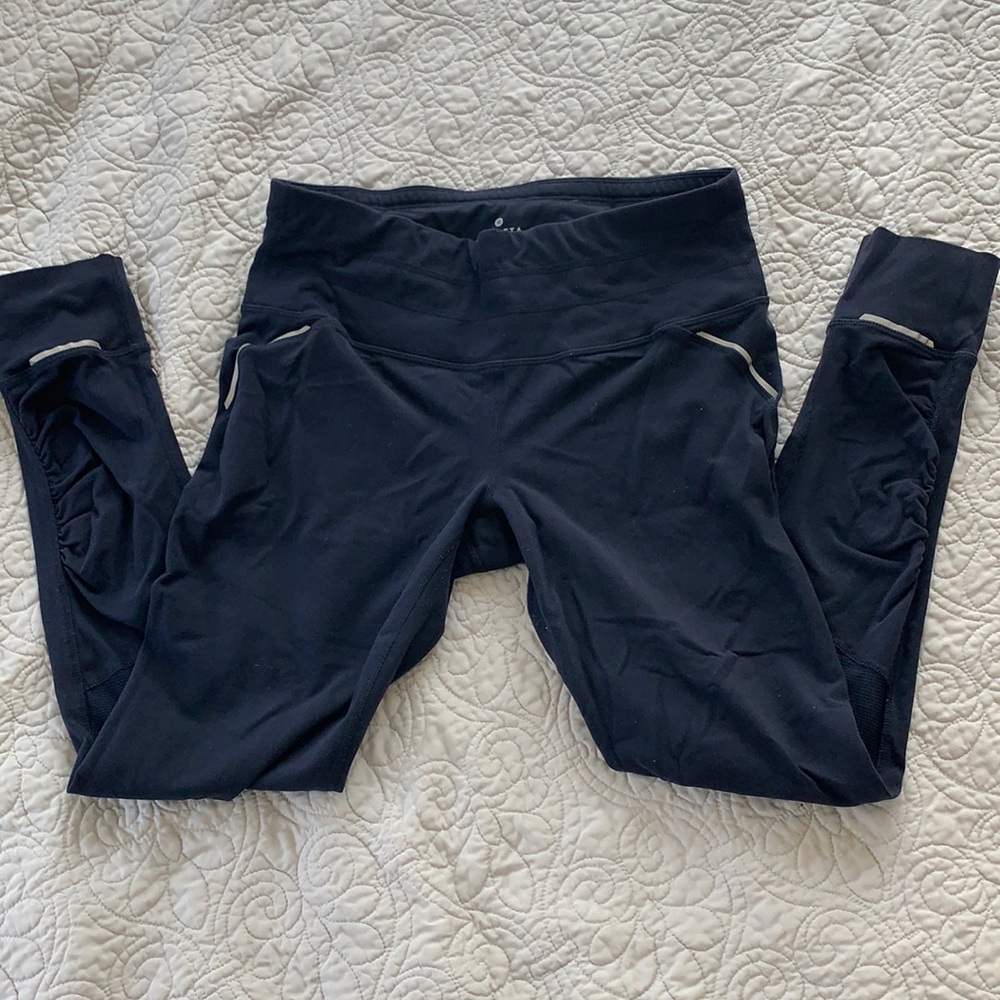Navy blue athleta leggings